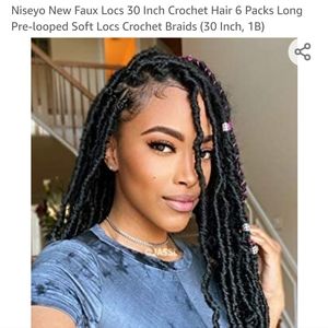 30" crochet faux locs 6 pack